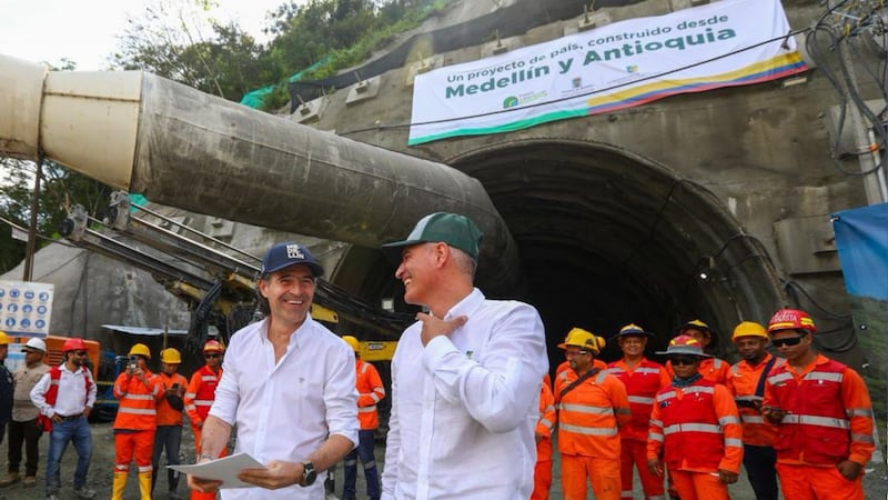 “Construido desde Medellín y Antioquia”: Fico celebró avance de más del 70 % de Túnel de Toyo en tramo que le tocaba al gobierno nacional
