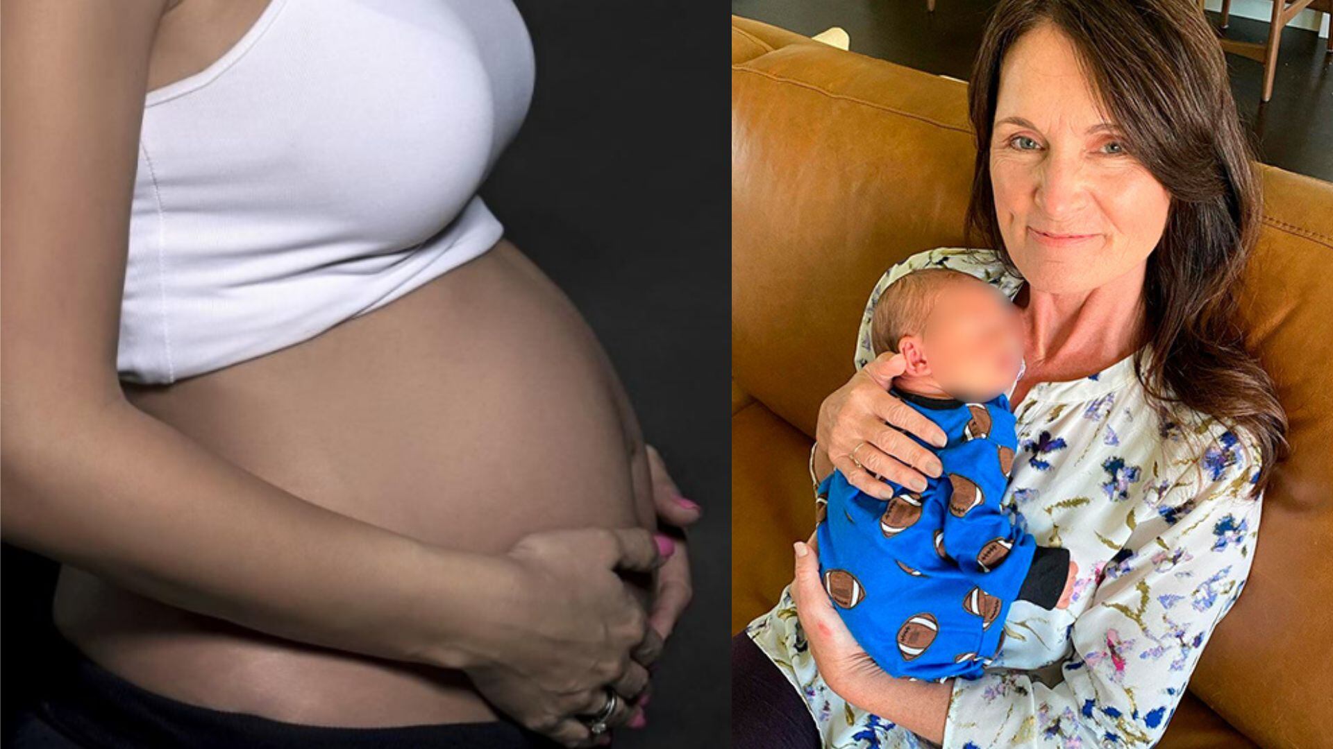 lleva en su vientre a su propia nieta