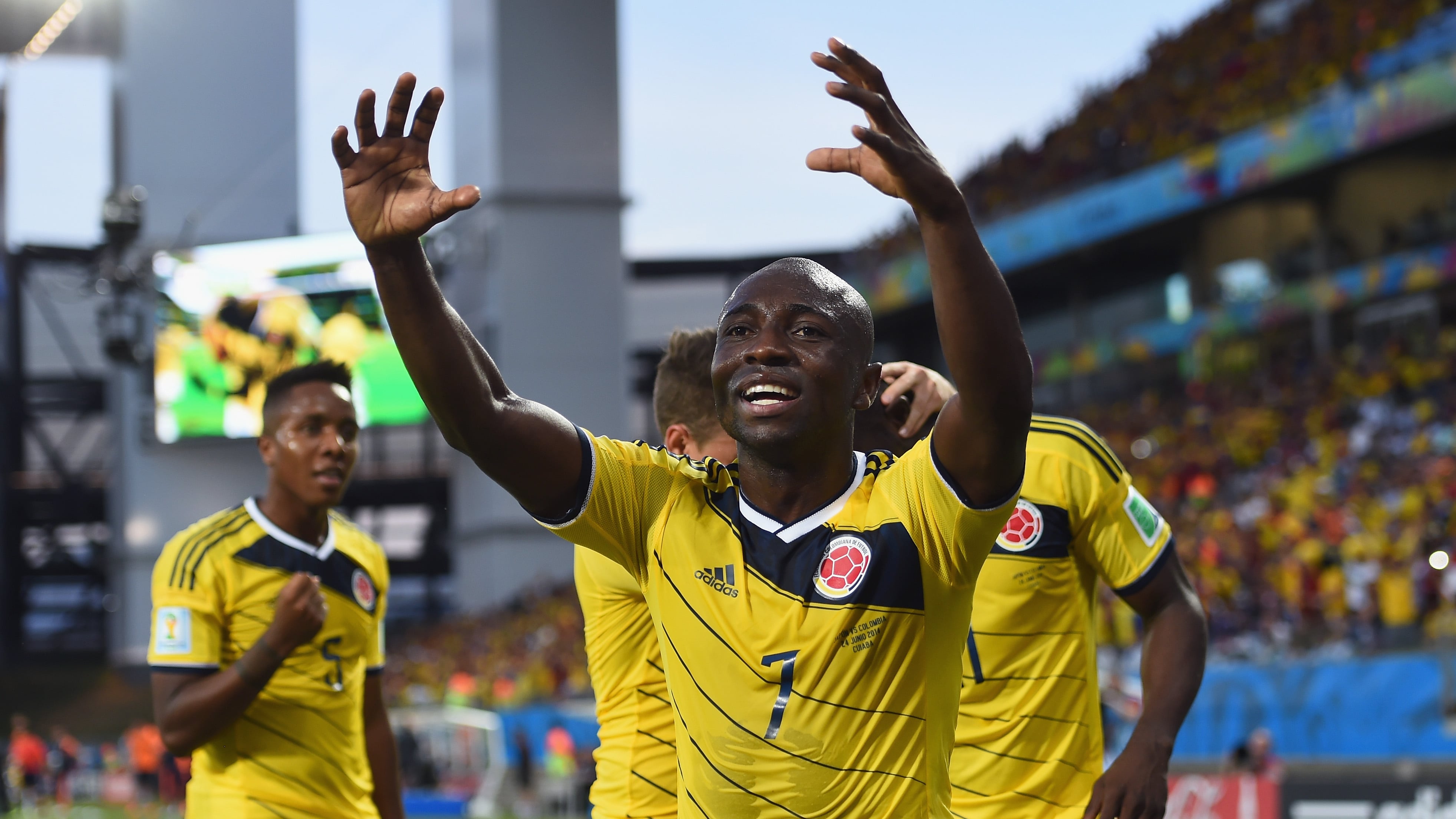 Pablo Armero con la selección Colombia