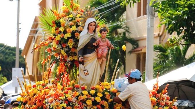 Foto Números de la suerte de la lotería asociados al Día de la Virgen del Carmen.