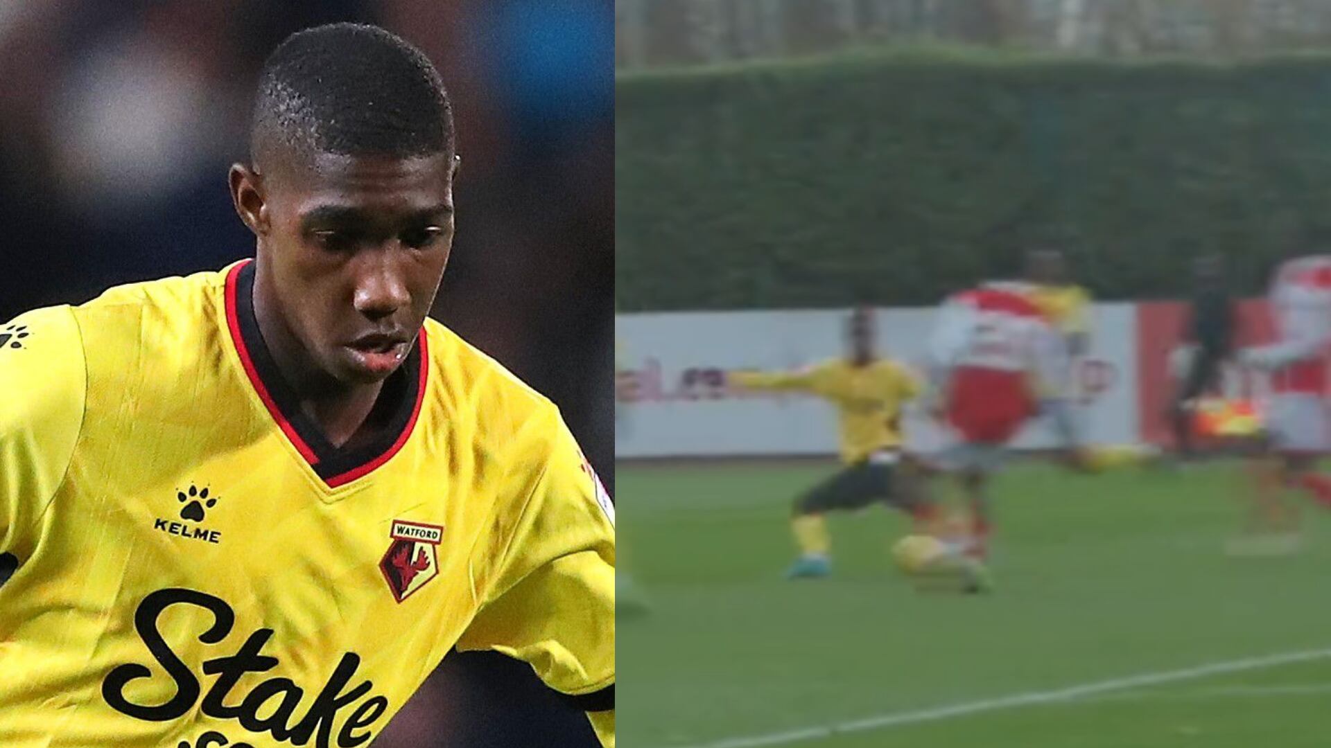 Gol de Yáser Asprilla al Arsenal