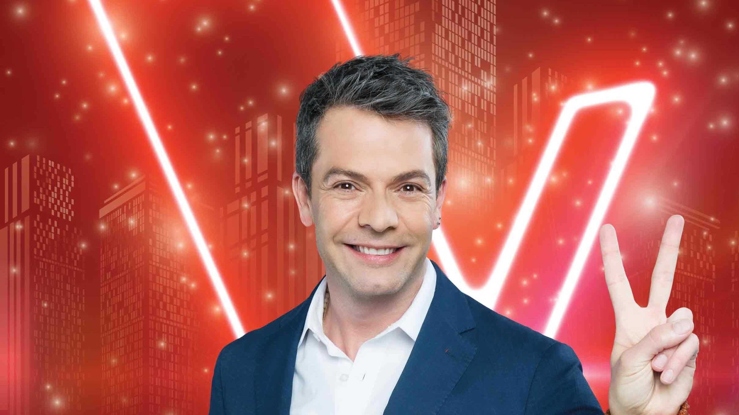 Iván Lalinde compartió en la Voz Kids una foto de cómo se veía en su juventud.