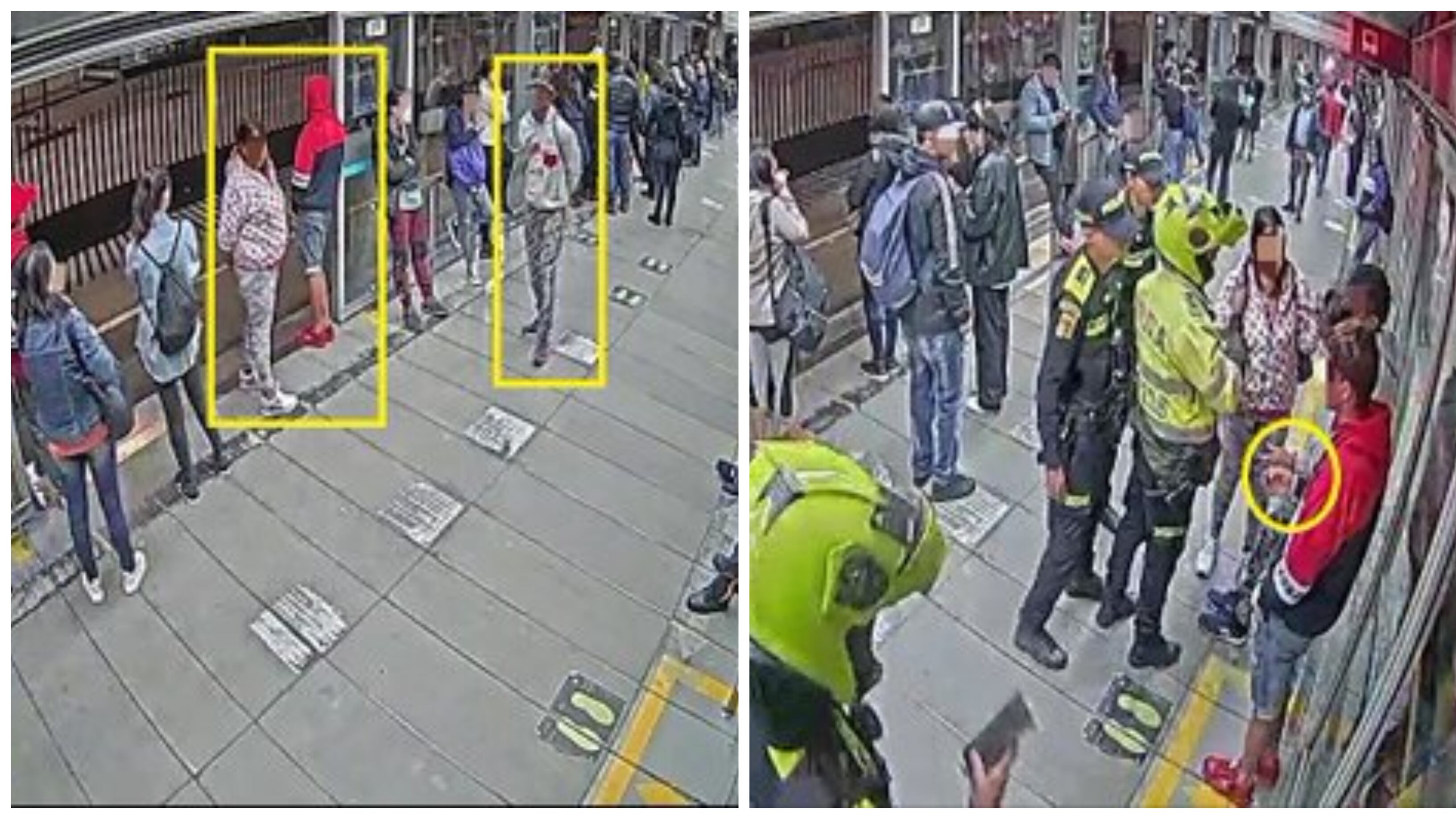 Banda de ladrones en TransMilenio capturada por la Policía