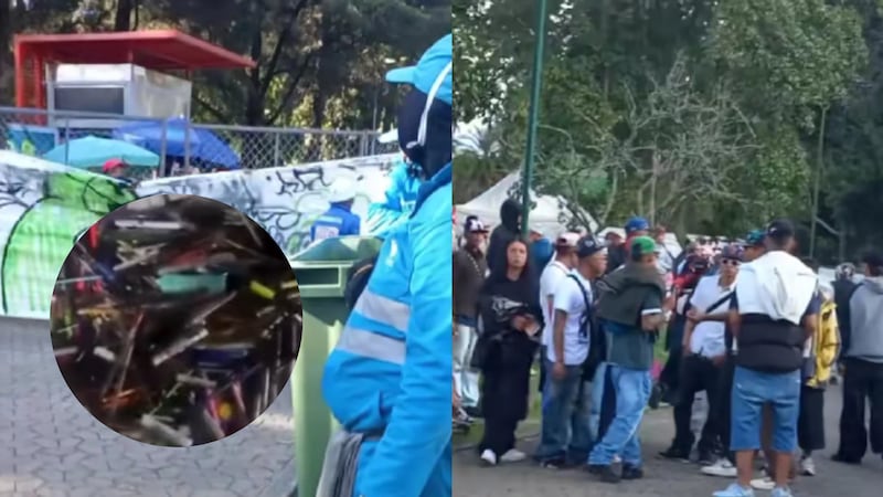 Incautación gigantesca de armas cortopunzantes en Hip Hop al Parque