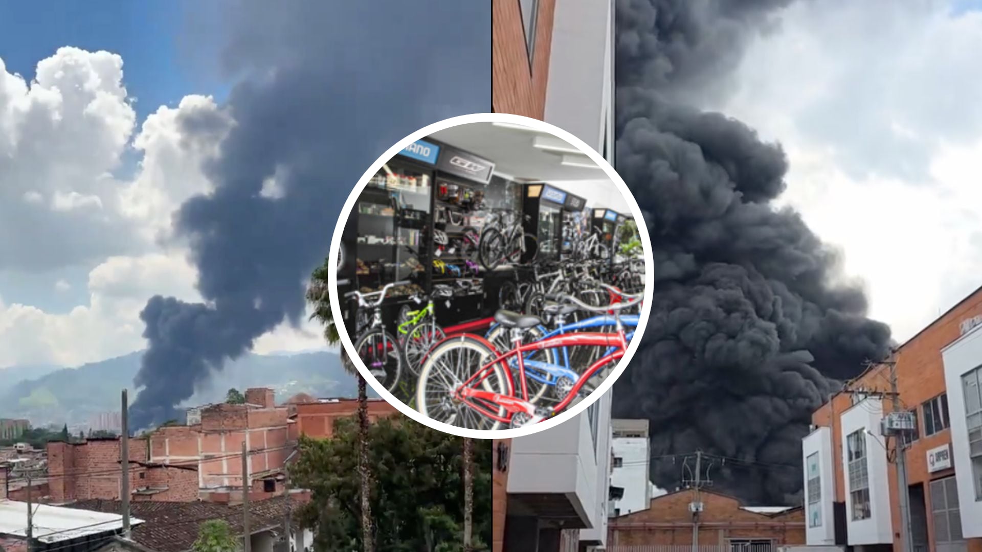 Incendio en Itagüí se dio en fábrica de la empresa HA Bicicletas.