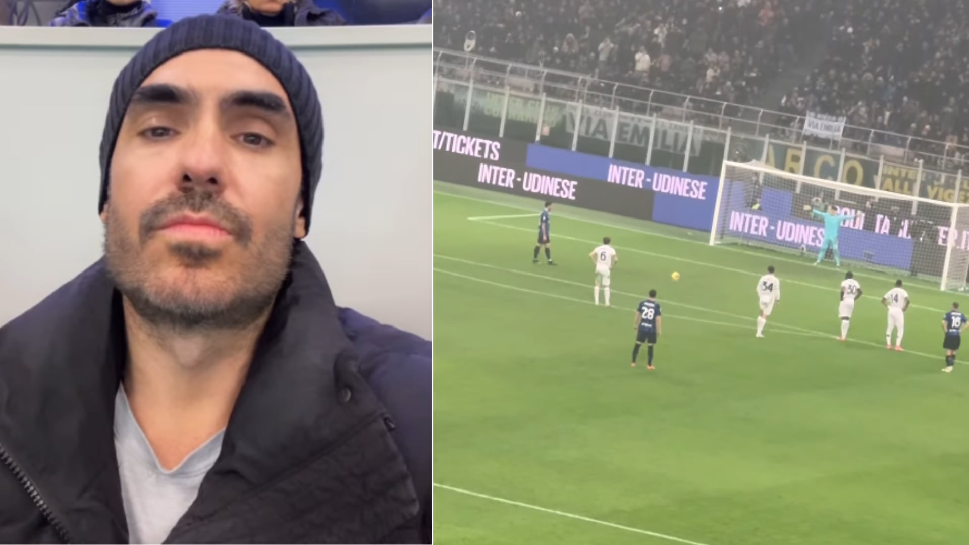 Lincoln Palomeque se dio el lujo de ver un partido en Europa con leyenda de la Selección Colombia