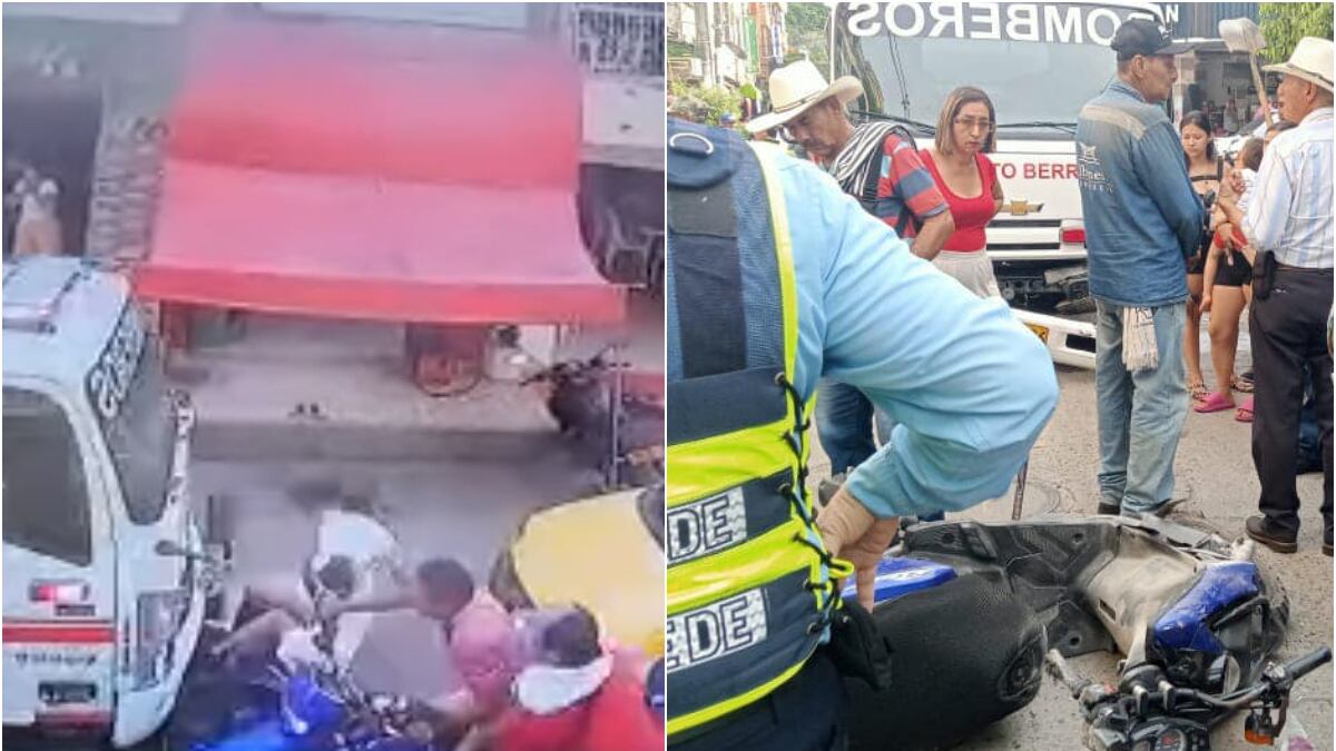 Camión de bomberos arrolló a varias personas cuando iba a atender una emergencia