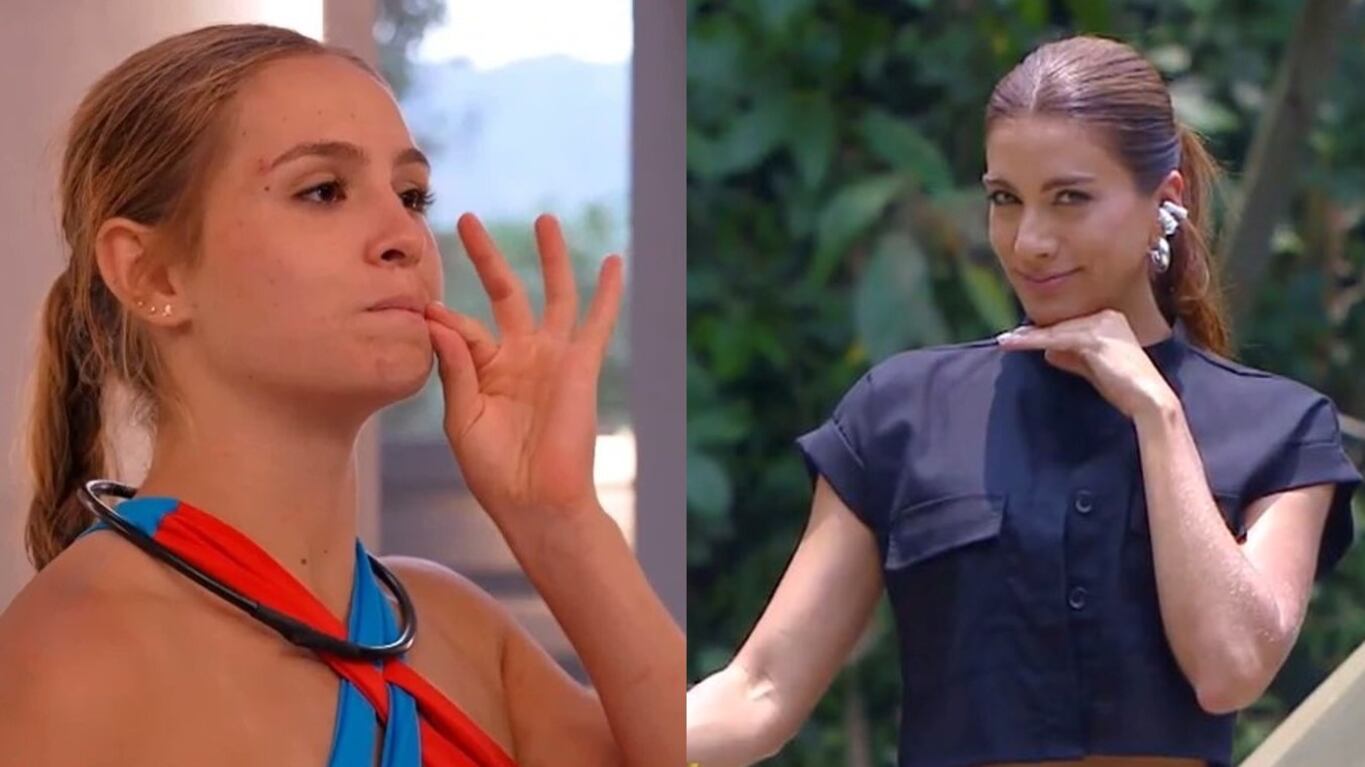 La presentadora Andrea Serna no perdió tiempo para corroborar todo sobre la relación de Darlyn y Kratos desatando las risas en ‘Desafío XX’