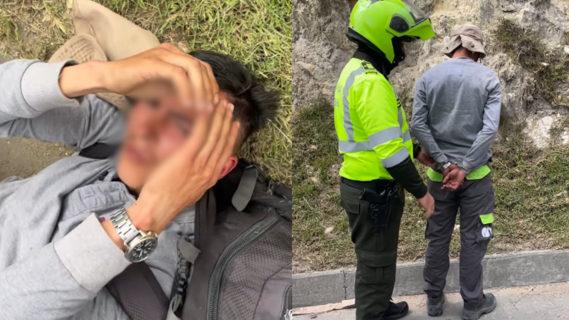 Ladrón de Bicicletas en Mondoñedo, cerca a Bogotá: lo cogieron en el acto