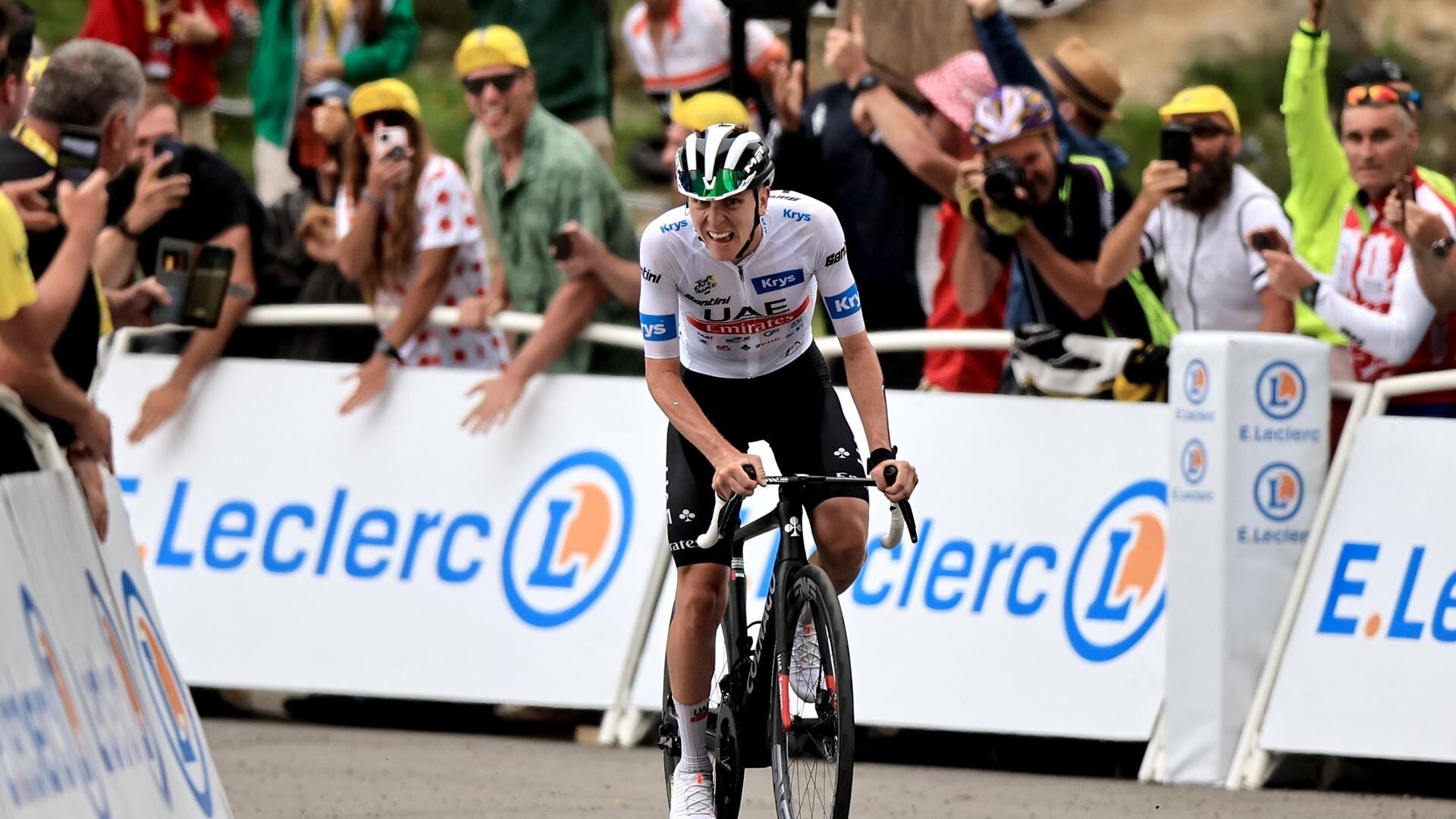 Tour de Francia: Pogacar le dio un nuevo latigazo a Vingegaard