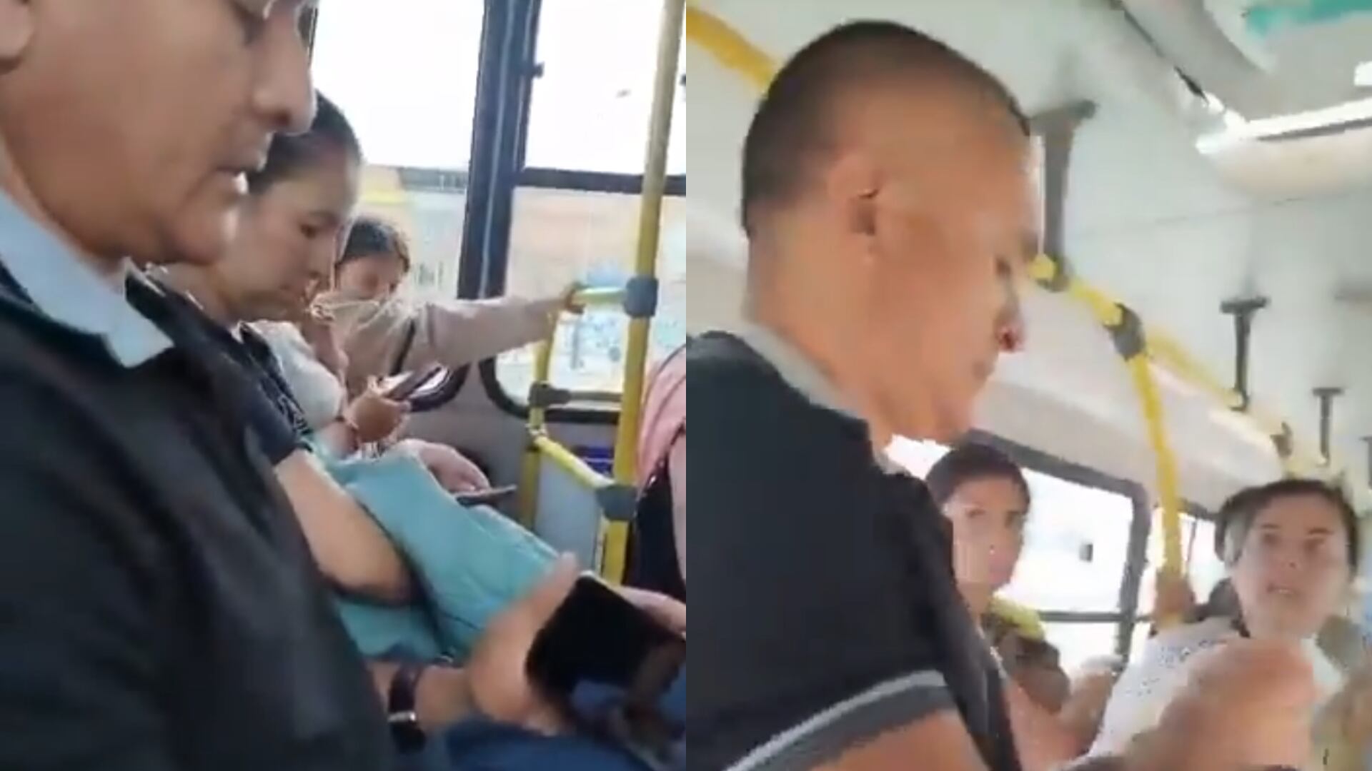 Sujeto fue captado viendo pornografía en un bus de Bogotá