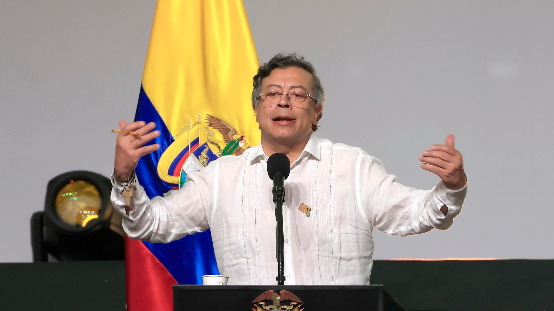 El presidente de Colombia, Gustavo Petro