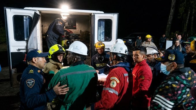 Foto explosión en mina Las Quintas dejó cuatro mineros muertos: continúan labores de extracción en Cucunubá.