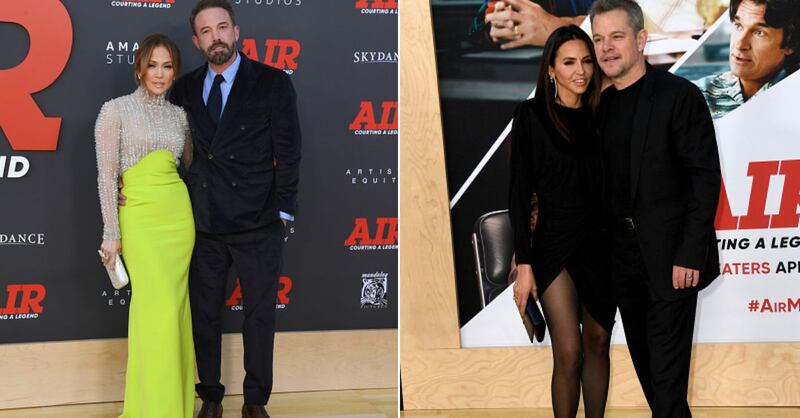 La noche del pasado lunes en Los Ángeles, se realizó la premier de la cinta AIR, donde Damon comparte roles con Ben Affleck y Viola Davis.