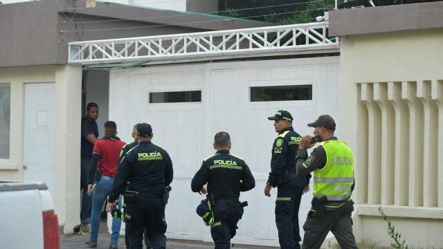 Escena del crimen masacre en Villa Campestre en Barranquilla.