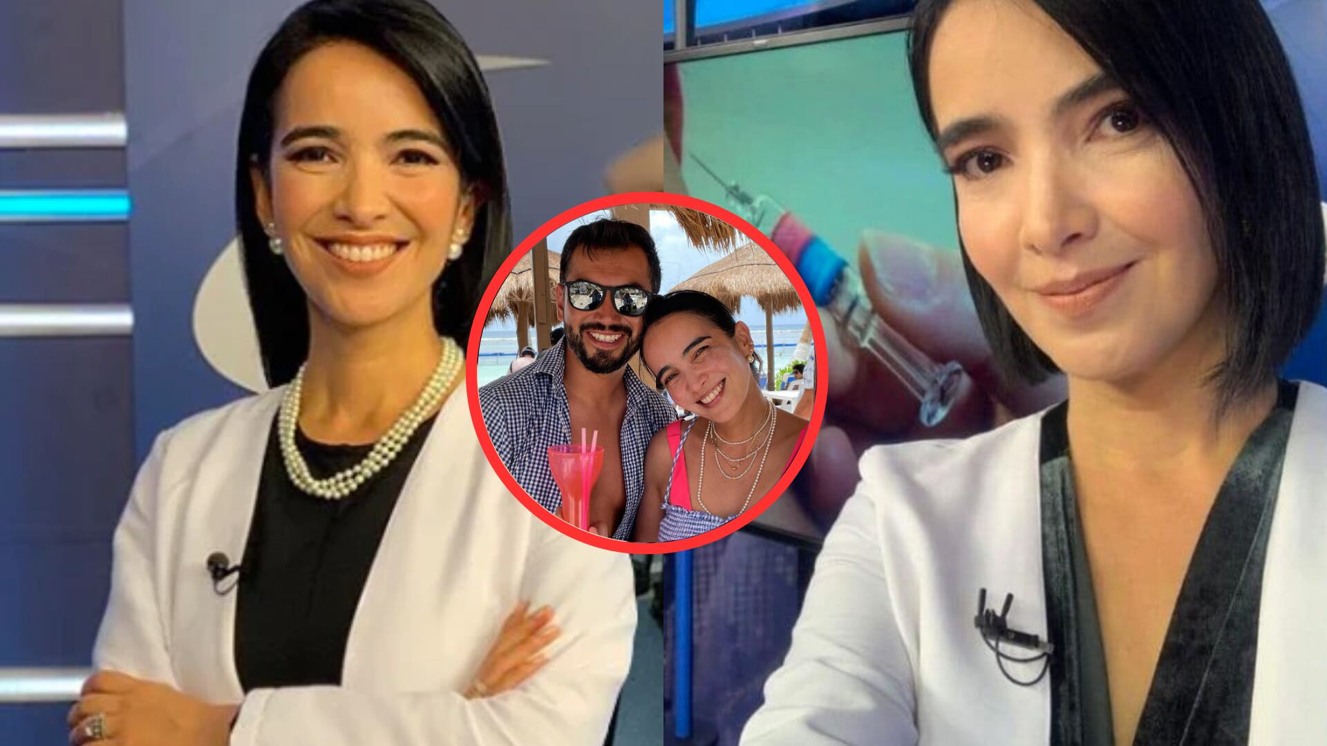 Este es el hermano de la Doctora Fernanda Hernández Noticias Caracol que se roba las miradas en redes