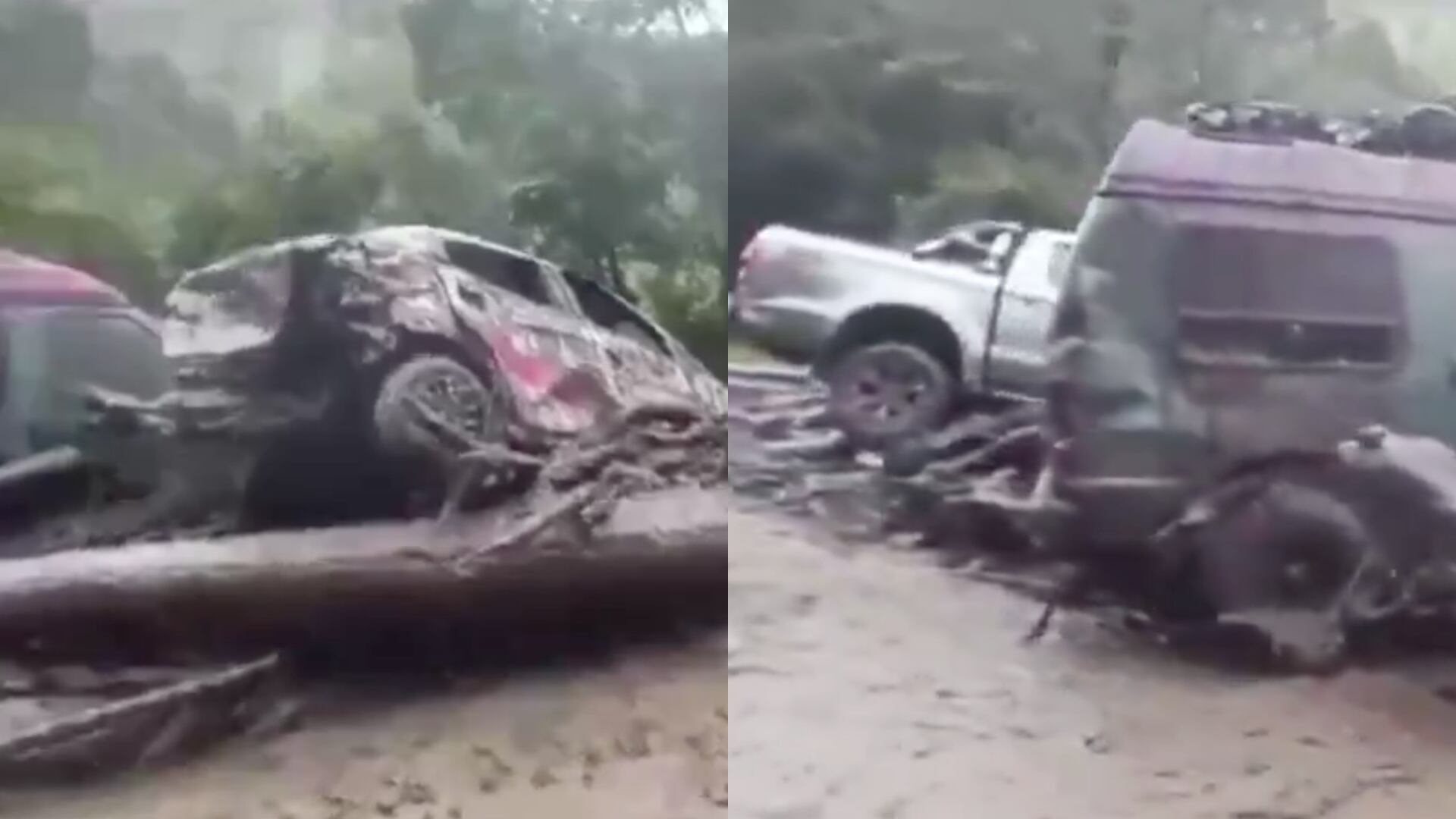 Avalancha en zona rural de Pasto.