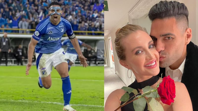 Esposa de Falcao de Millonarios lo defendió de quienes quieren que se retire