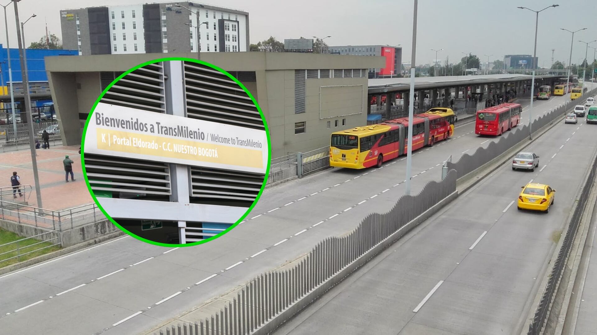 Estación de TransMilenio El Dorado (Foto de cortesía)