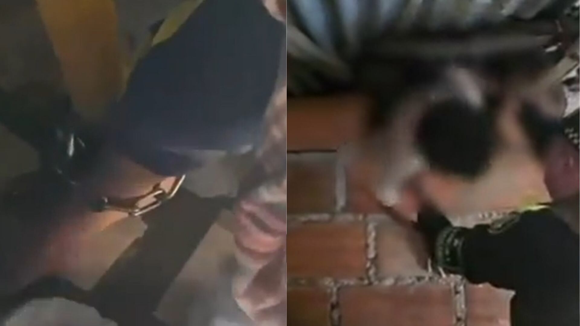 Niños amarrados y abandonados en Medellín