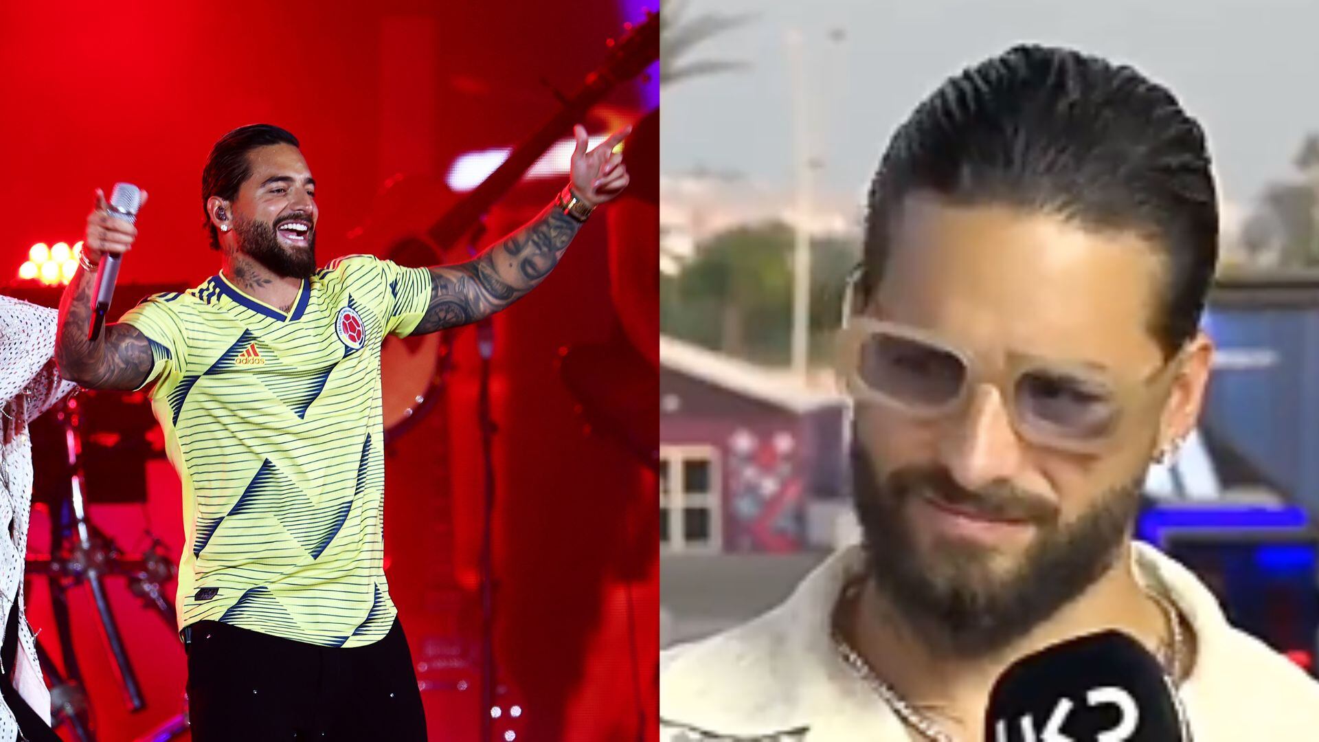 Maluma no estuvo en la inauguración de Qatar 2022.