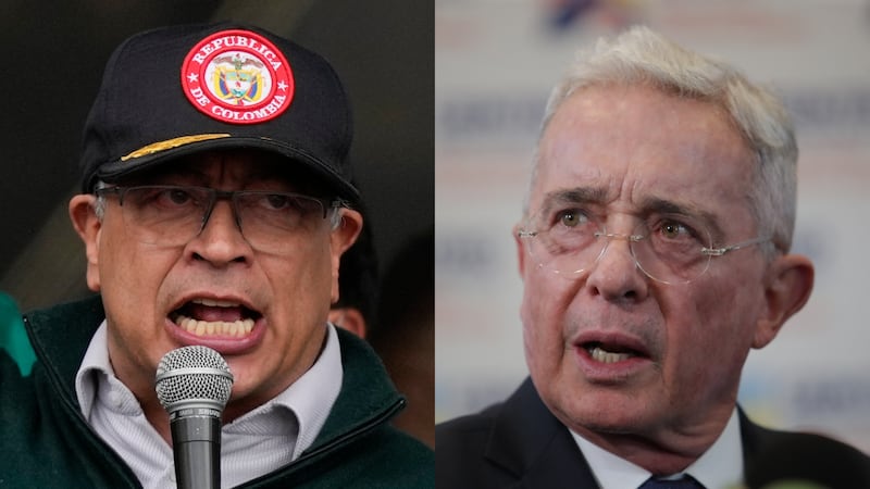 Petro llamó “hp” a Uribe en pleno discurso en la Plaza de Bolívar