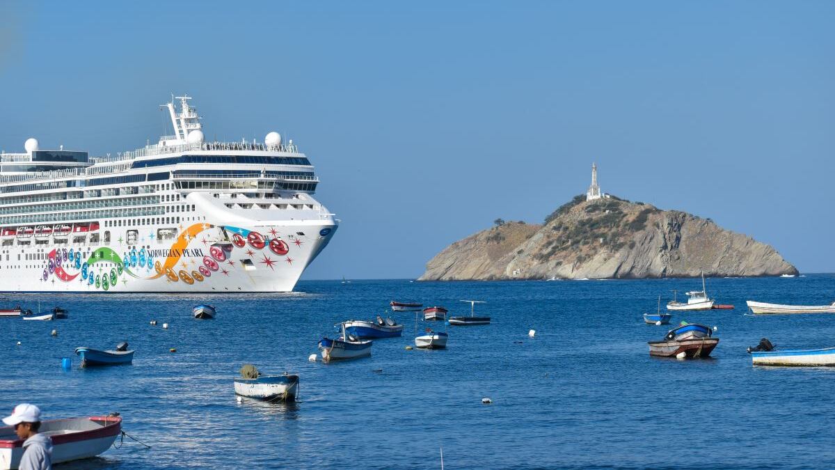 Foto del la bahía de Santa Marta que será cerrada por 48 horas.