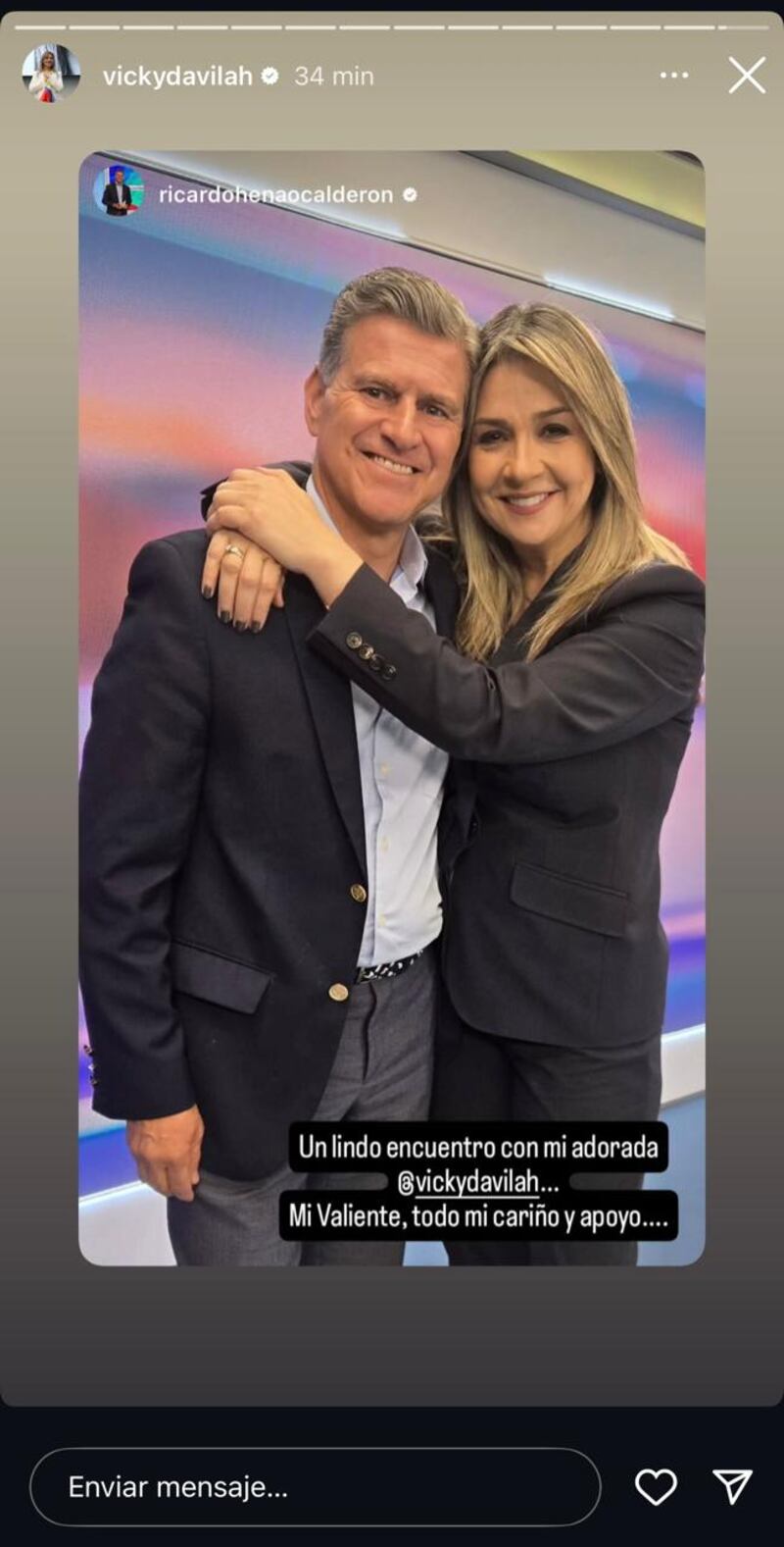 Ricardo Henao y Vicky Dávila