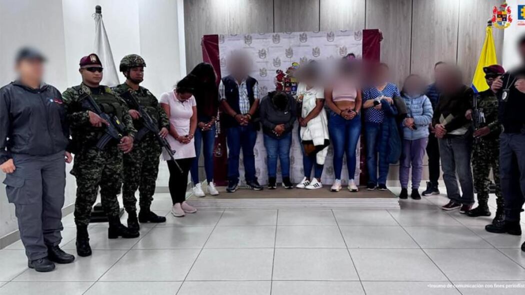 Autoridades capturaron a clan familiar por comercializar chance y lotería de manera ilegal.