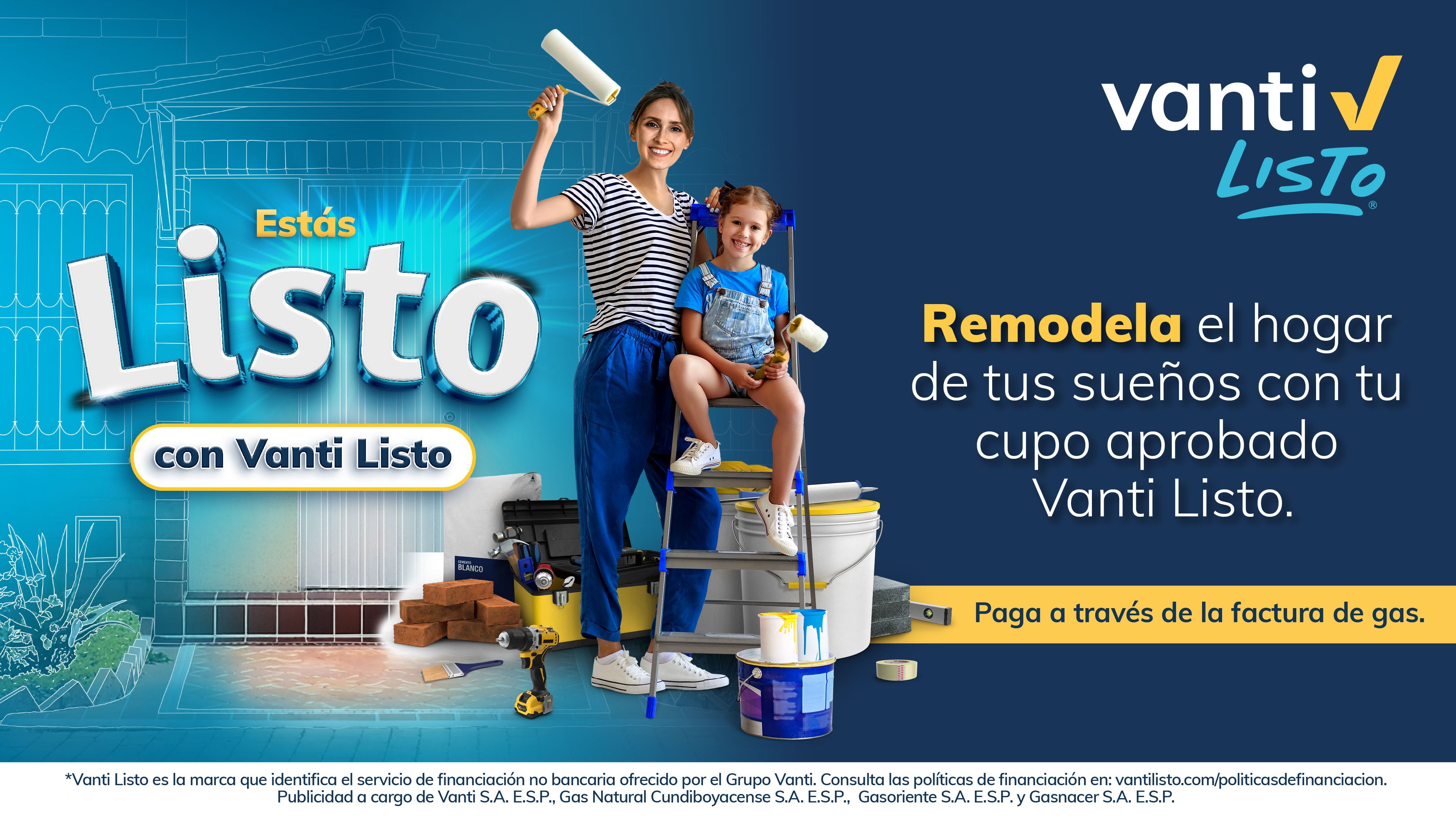 Vanti Listo ofrece oportunidades de financiamiento que ayuda a las personas a cumplir sus sueños