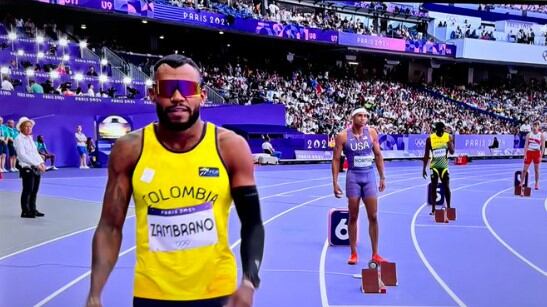 Anthony Zambrano se tapó logo de camiseta de Colombia en los Juegos Olímpicos.