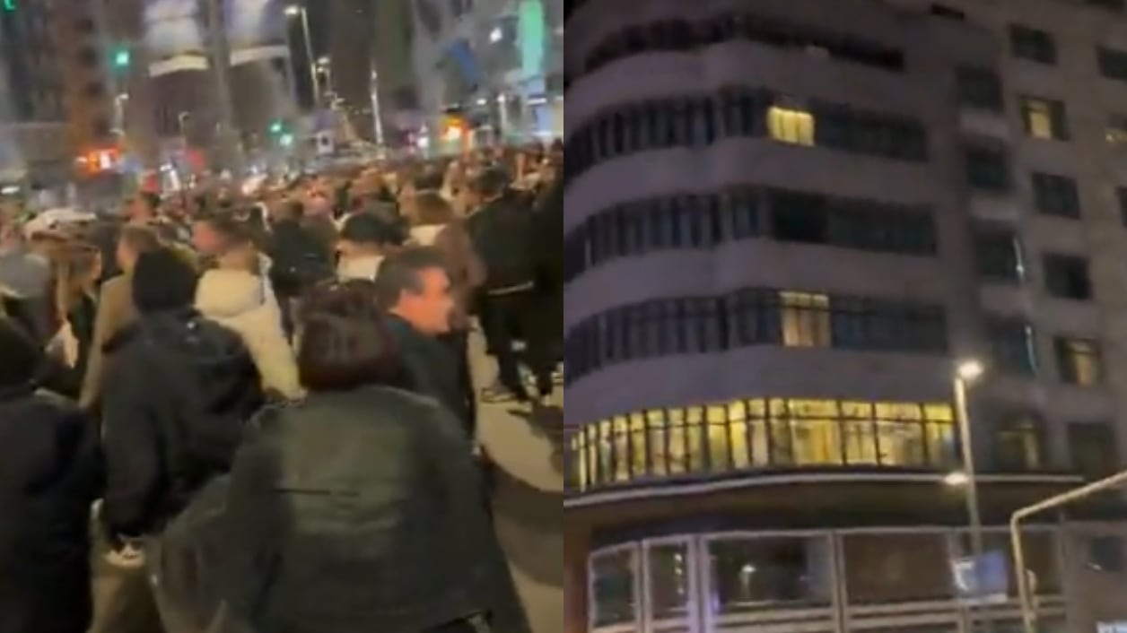 Decenas de personas quedaron paralizadas