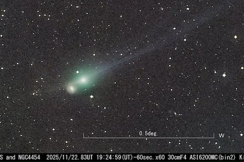 Cometa 3I/ATLAS esta bastante cerca a la tierra: ¿cuándo podrá observarlo?