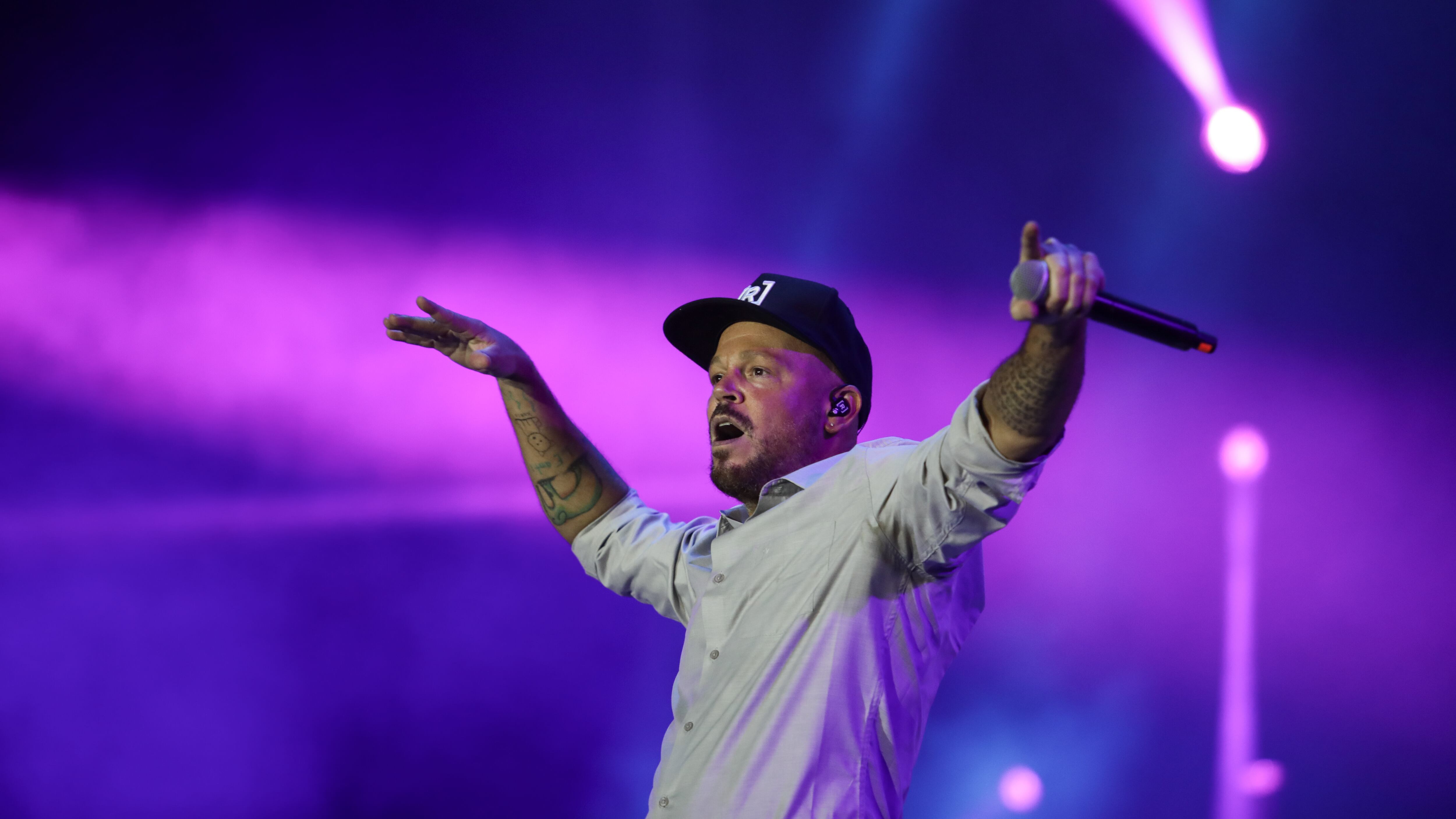 Residente, en vivo en el Festival Cordillera en el Parque Simón Bolívar en Bogotá