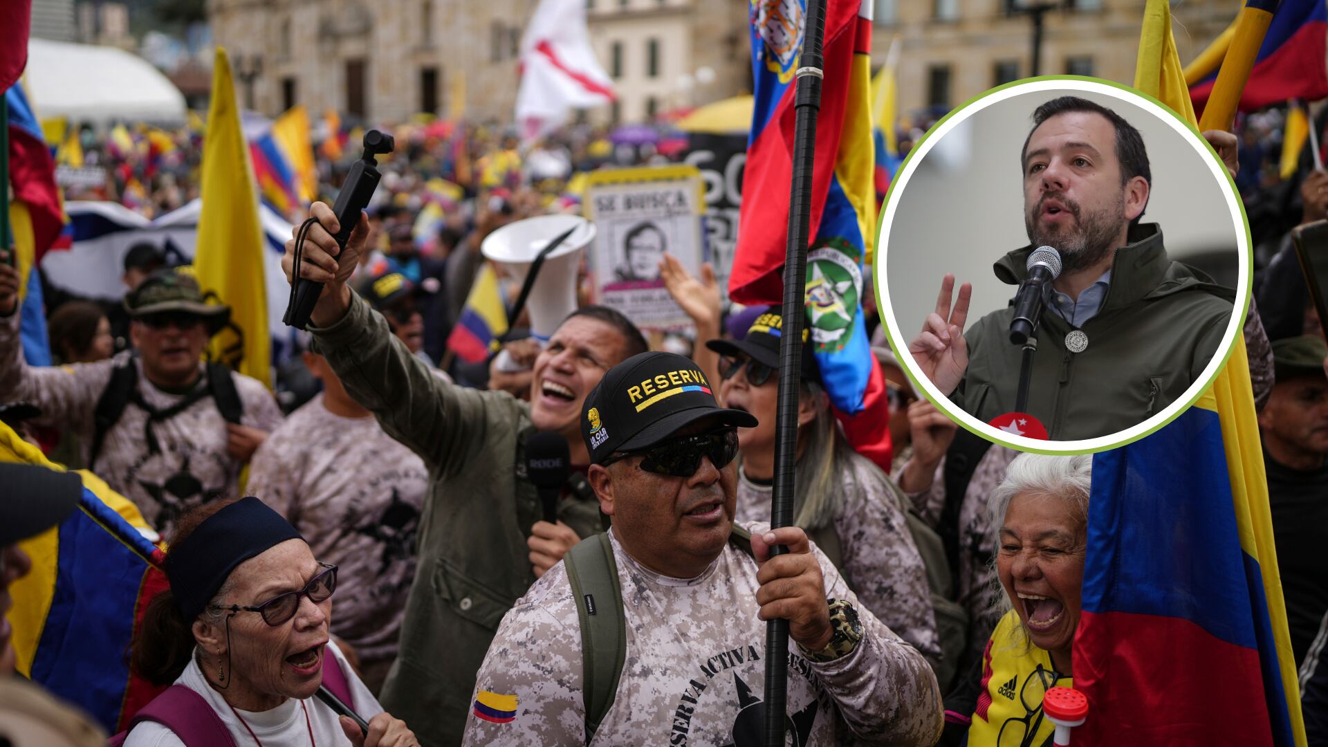 Galán aseguró que garantizará los derechos de todas las personas que salgan a manifestarse