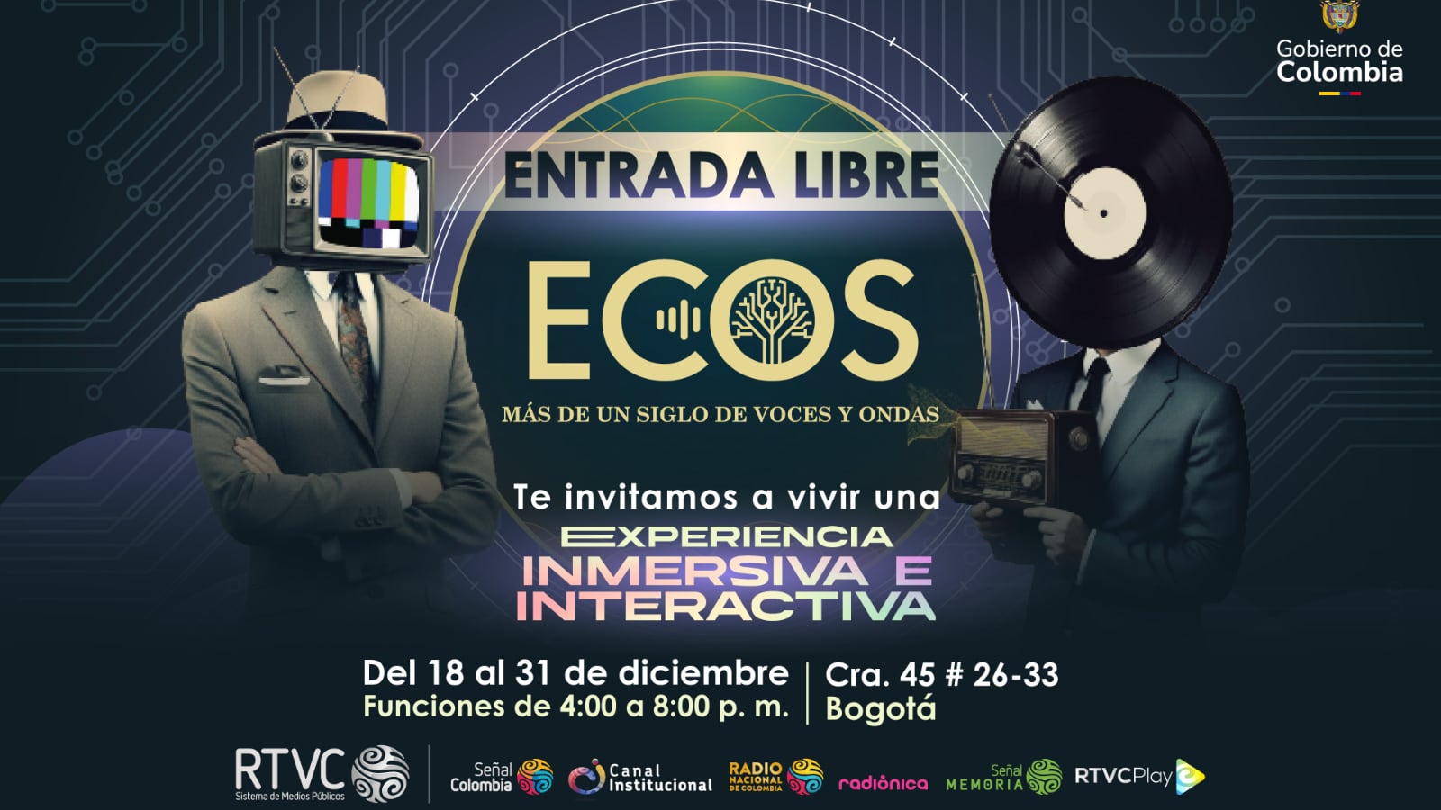Foto Ecos, la experiencia inmersiva interactiva gratis en Bogotá.