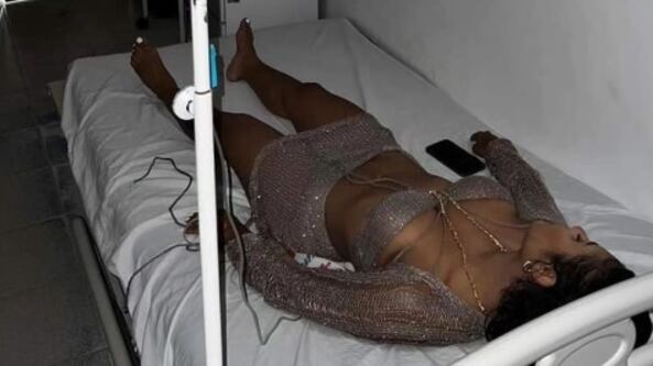 De urgencia fue internada cantante vallenata.