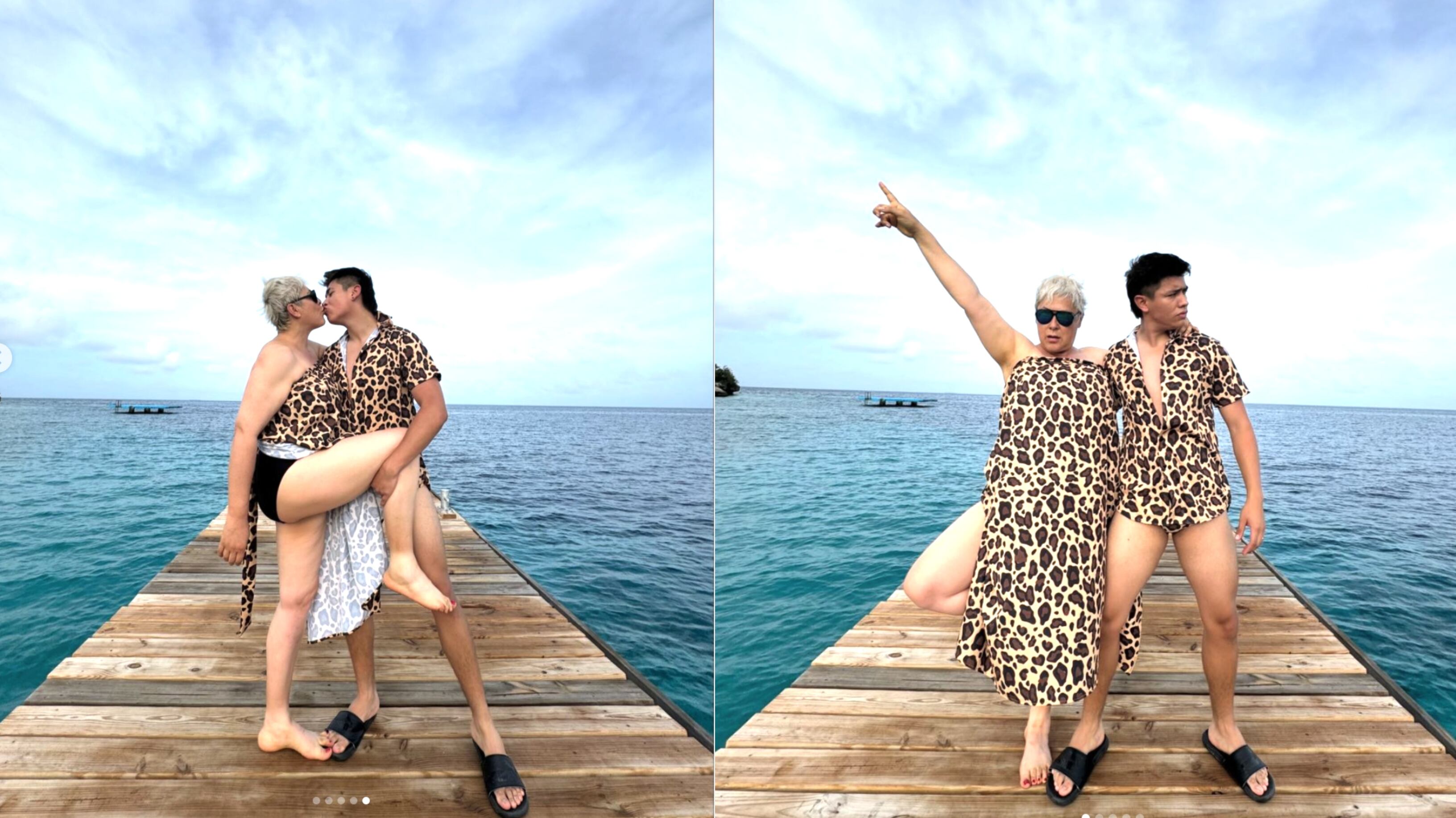 Alina Lozano y Jim Velásquez