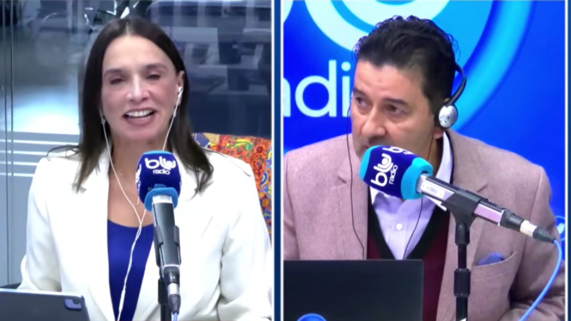 Néstor Morales anunció que la panelista María Consuelo, se va de Mañanas Blu.