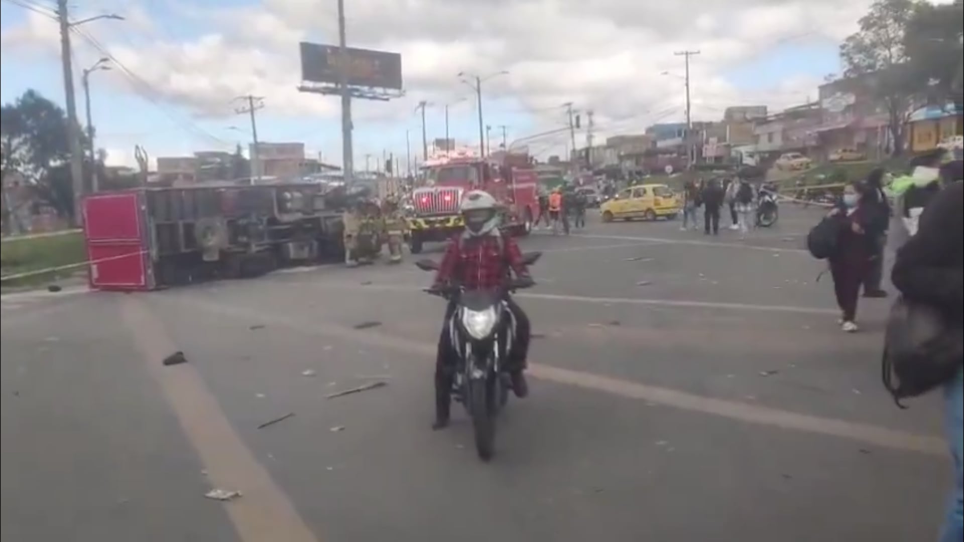 Accidente en Bogotá