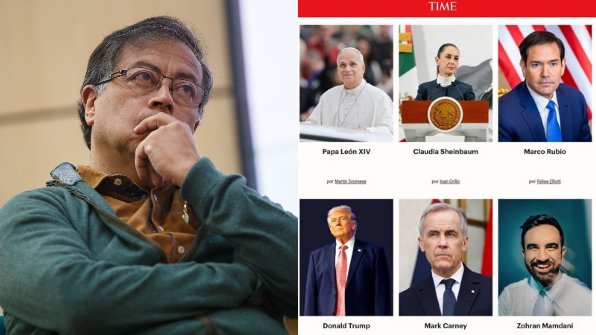 Petro no está en la lista de las 100 personas más influyentes de la revista Time.