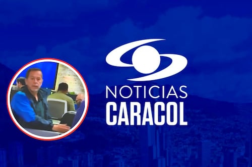 Figura de Noticias Caracol generó risas ante beso a la que sería su pareja en medio de transmisión en vivo