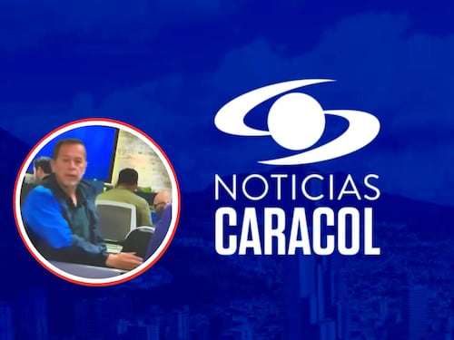 Figura de Noticias Caracol generó risas ante beso a la que sería su pareja en medio de transmisión en vivo
