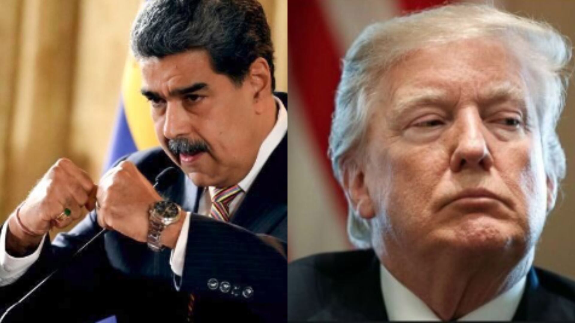 Nicolás Maduro y Donald Trump.