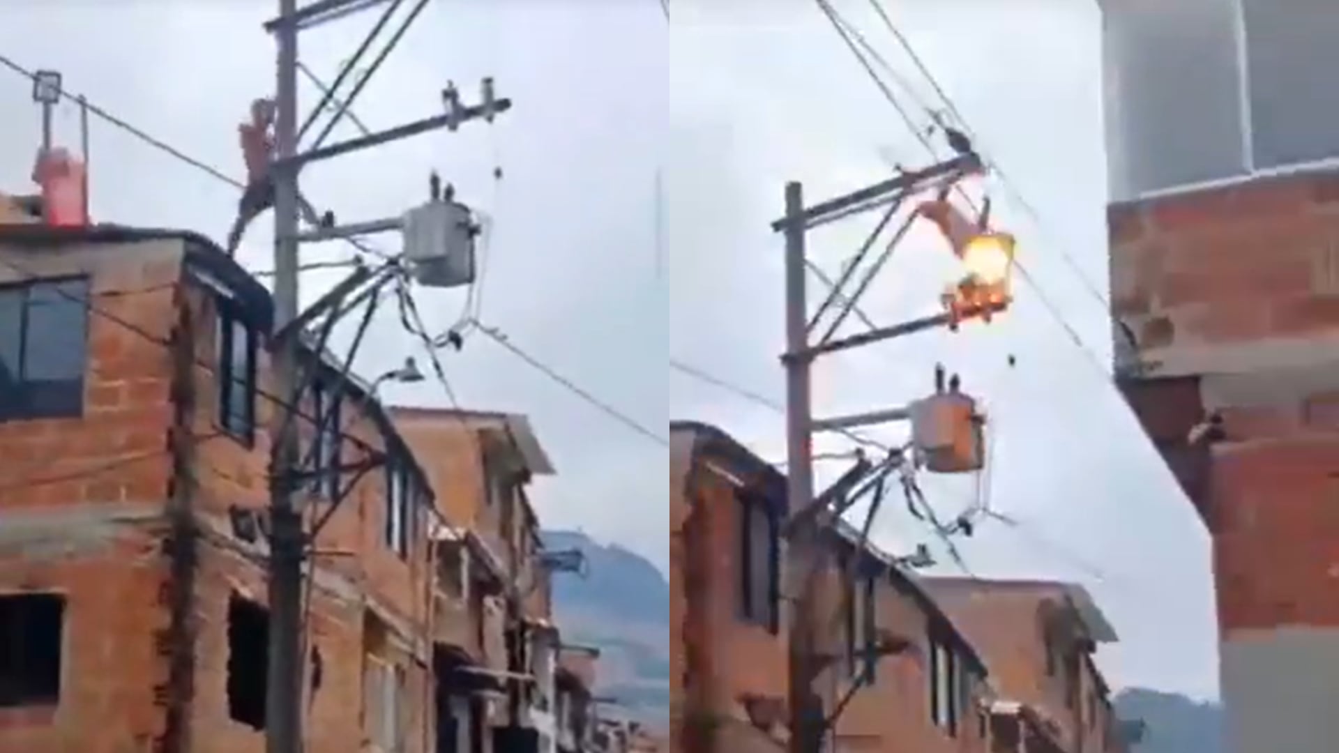 Hombre murió electrocutado en Medellín.