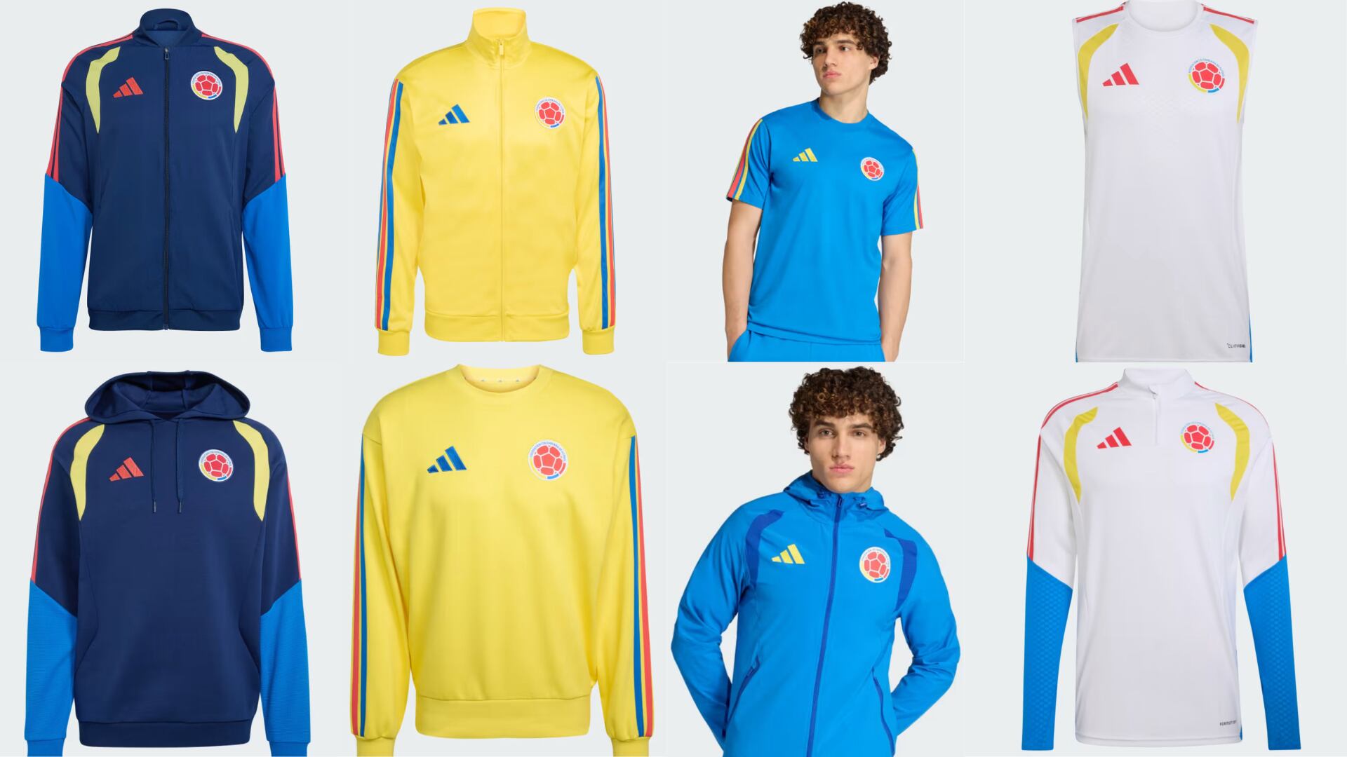 Colecciones de Adidas para la Selección Colombia - Fotos: Redes sociales de la empresa alemana tomadas el 5 de noviembre del 2025
