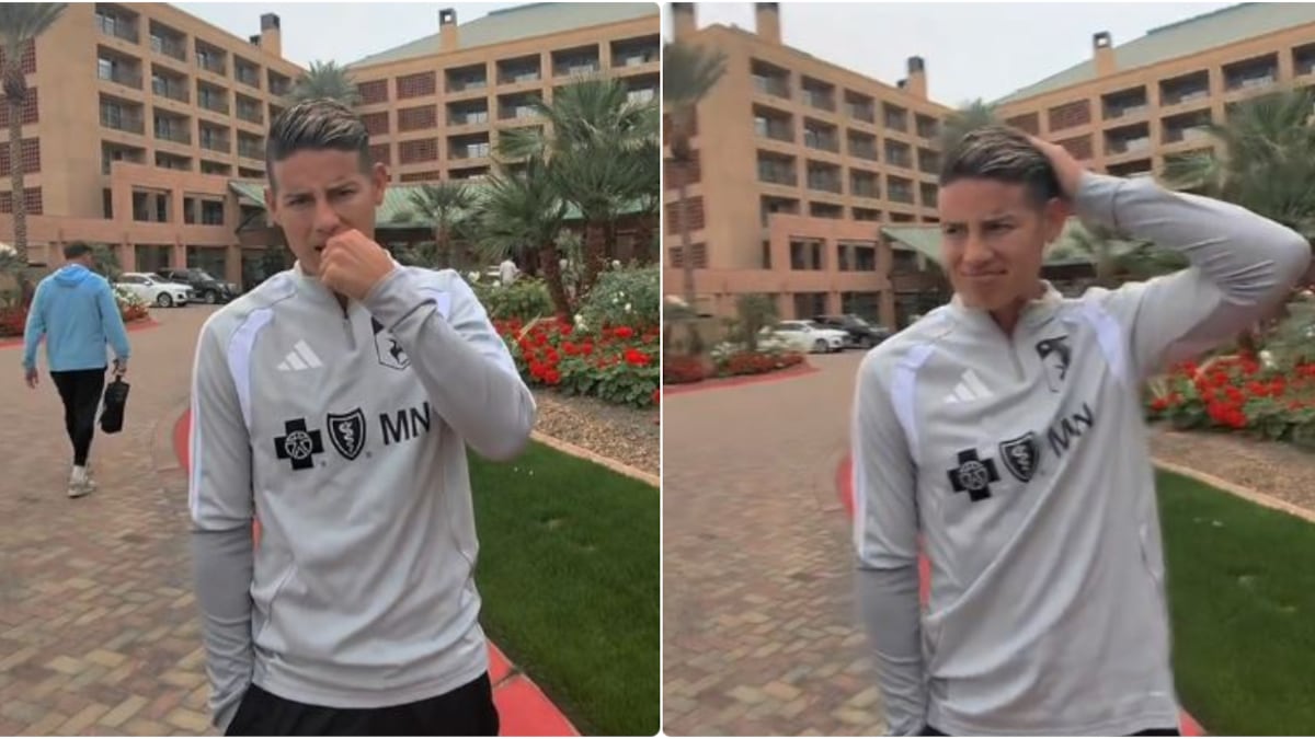 Luego de dudarlo, James Rodríguez se dejó convencer de un barbero que le ofreció sus servicios