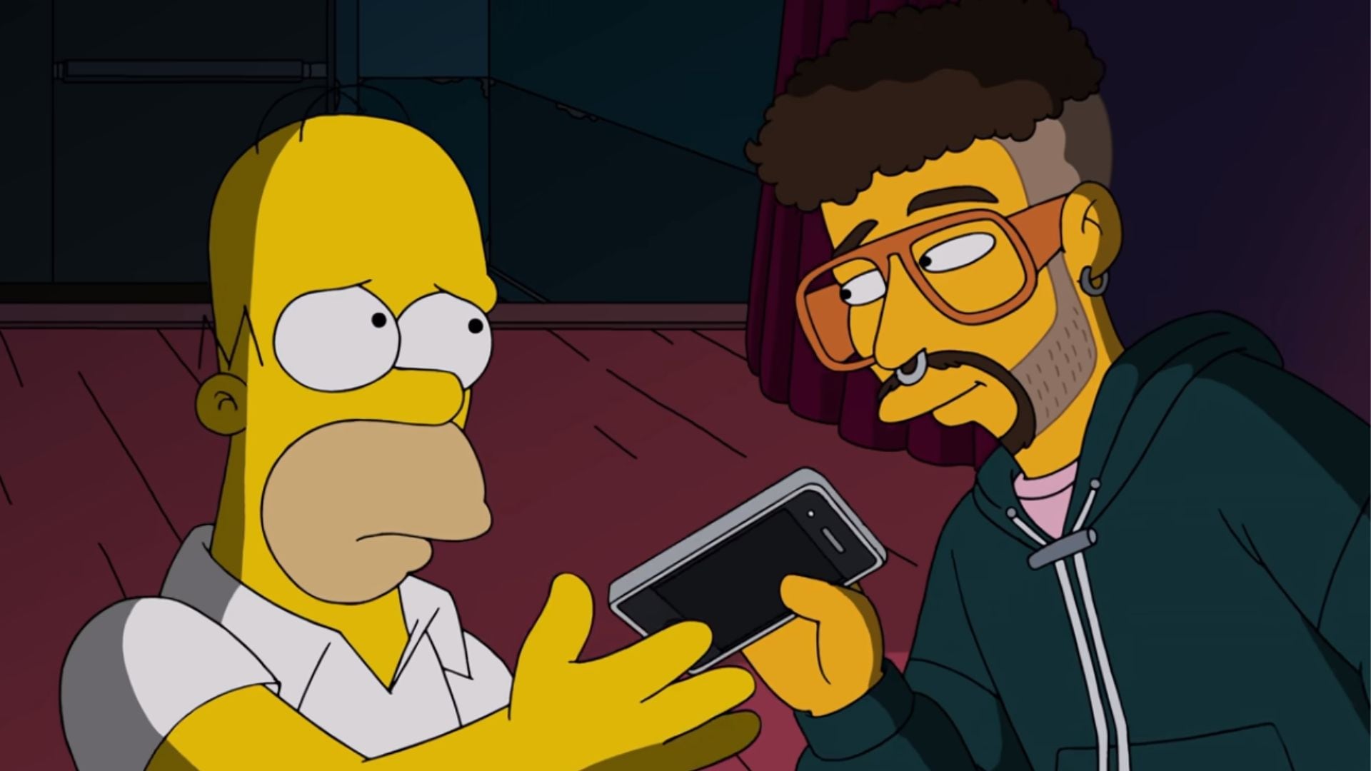 Los Simpson predicen lo que hizo Bad Bunny