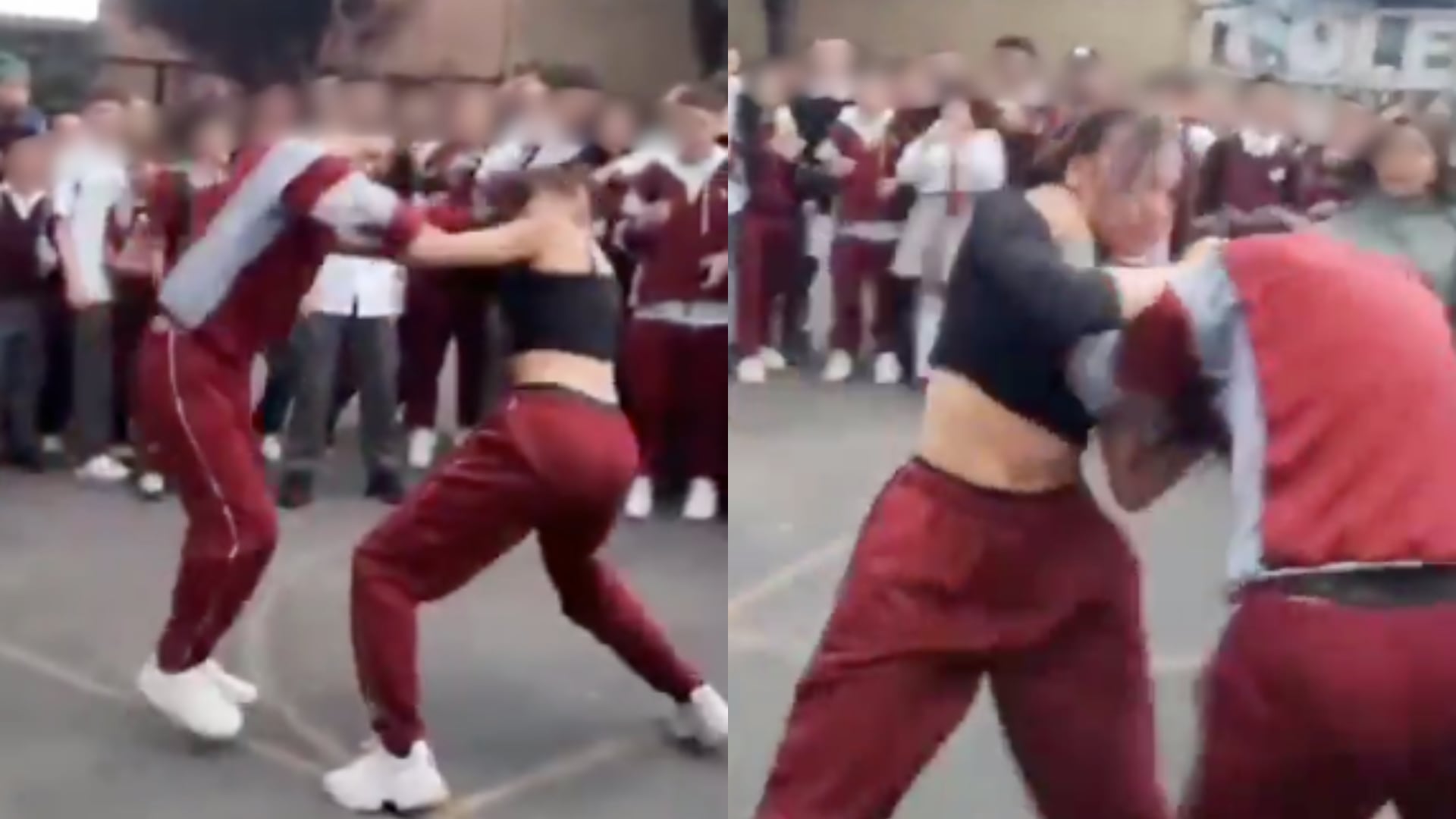 Dos estudiantes de un colegio público de Bogotá se dieron ‘puño y pata’ delante de todo el mundo