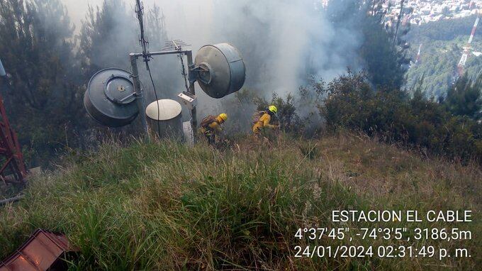 RTVC alertó sobre posible afectación en senal de televisión por incendios forestales
